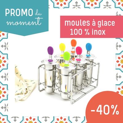 moule glace inox sans plastique